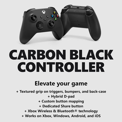 Wireless Controller - Carbon Black (Official Microsoft Brand) (Xbox One / Series S/X) NEW