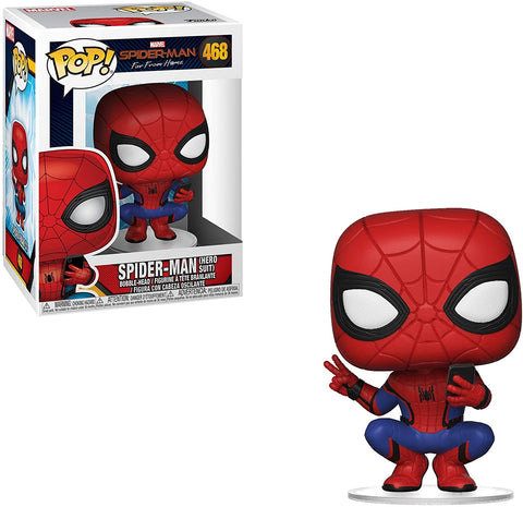 POP! Marvel #468: Spider-Man Far From Home - Spider-Man (Hero Suit) (Funko POP!) Figure and Box w/ Protector