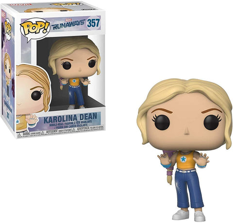 POP! Marvel #357: Runaways - Karolina Dean (Funko POP! Bobble-Head) Figure and Box w/ Protector