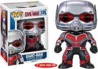 POP! Marvel #135: Captain America Civil War - Giant-Man (Ant Man) (GameStop Exclusive) (Funko POP! Bobble-Head) Figure and Box w/ Protector
