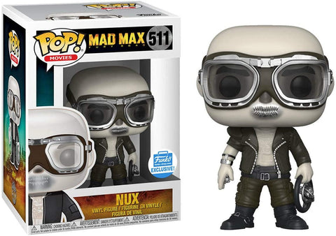 POP! Movies #511: Mad Max Fury Road - Nux (Funko Shop Exclusive) (Funko POP!) Figure and Box w/ Protector