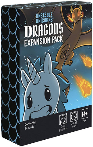 Unstable Unicorns: Dragons Expansion Pack (Card and Board Games) NEW