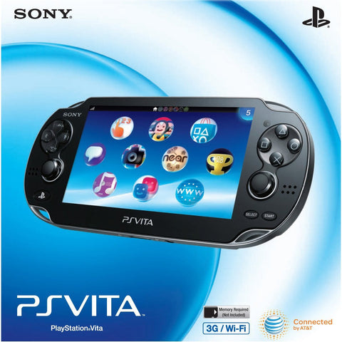 Playstation Vita 3G/Wi-Fi System (Model: PCH-1101) Pre-Owned: System, Charger, Manual, and Box