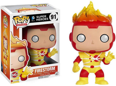 POP! Heroes #251: DC Comics Super Heroes - Firestorm (Funko POP!) Figure and Box w/ Protector