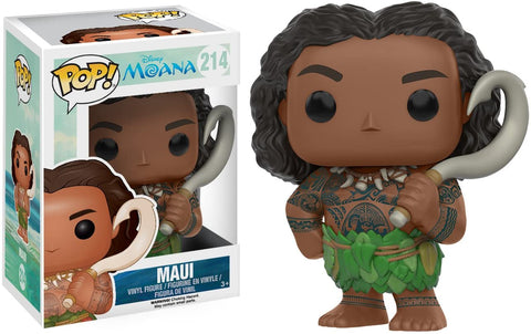 POP! Disney #214: Moana - Maui (Funko POP!) Figure and Box w/ Protector