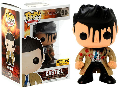 POP! Television #95: Supernatural Join The Hunt - Castiel (Hot Topic Exclusive) (Funko POP!) Figure and Box w/ Protector
