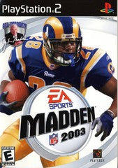 Madden 2003 (Playstation 2 / PS2) Pre-Owned: Game, Manual, and Case