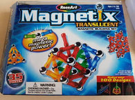 Magnetix Building Set (35 Pieces) (Pre-Owned) Sold as a Collectible/ Not a toy/Not for Children