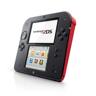 BROKEN: System ONLY - Black & Red (Nintendo 2DS) Pre-Owned (As Is/Broken/For Parts)