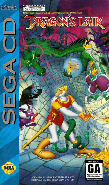 Dragon's Lair (Sega CD) Pre-Owned: Game, Manual, and Case