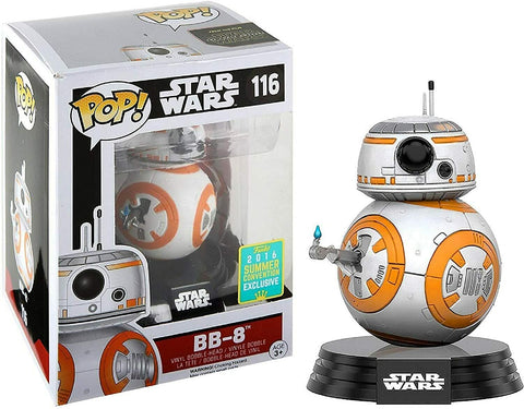 POP! Star Wars #116: BB-8 (2016 Summer Convention Exclusive) (Funko POP! Bobble-Head) Figure and Box w/ Protector