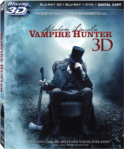 Abraham Lincoln: Vampire Hunter (Blu-Ray 3D + Blu-ray + DVD) Pre-Owned