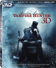 Abraham Lincoln: Vampire Hunter (Blu Ray 3D + Blu Ray + DVD Combo) NEW