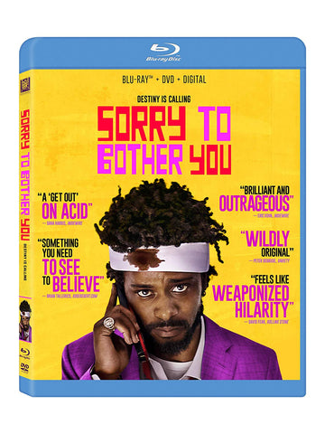 Sorry To Bother You (Blu Ray + DVD) Pre-Owned