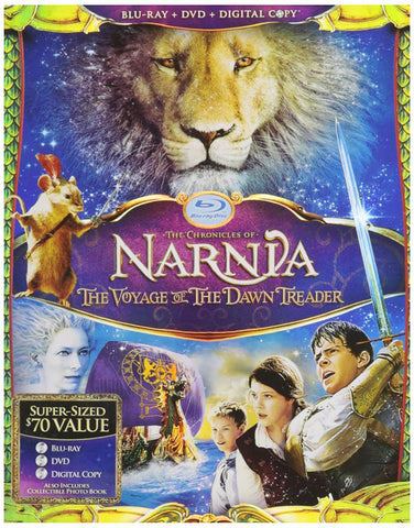 Chronicles of Narnia: Voyage of the Dawn Treader (Blu-ray + DVD) NEW