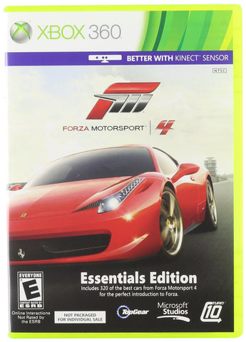Forza Motorsport 4 (Essentials Edition) (Xbox 360) Pre-Owned: Game and Case