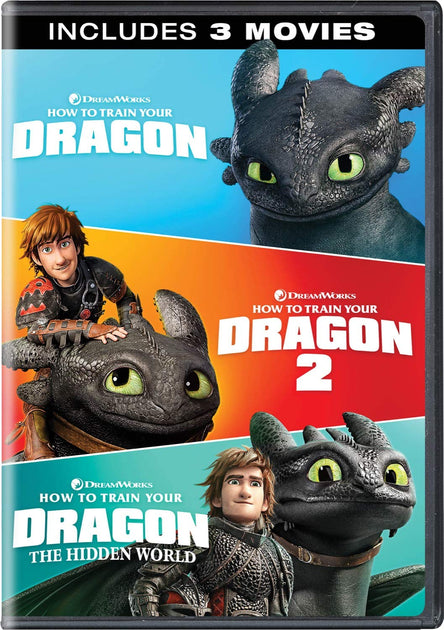 How To Train Your Dragon: 3-Movie Collection (DVD) Pre-Owned – Grumpy ...
