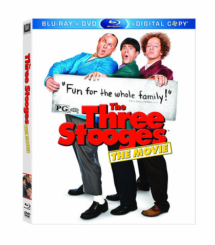 The Three Stooges (Blu Ray + DVD Combo) Pre-Owned: Discs and Case