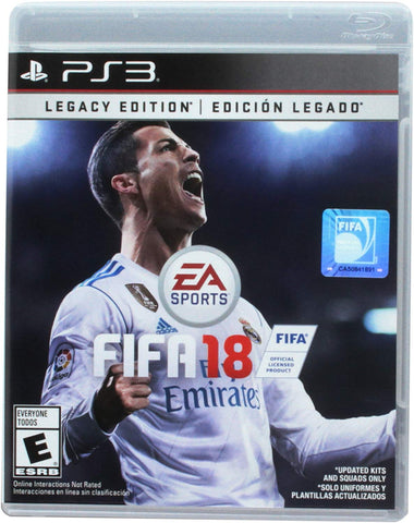 FIFA 18 Legacy Edition (Playstation 3) NEW