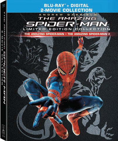 The Amazing Spider-Man 1 & 2 Limited Edition Collection (Blu Ray) Pre-Owned: Discs and Case
