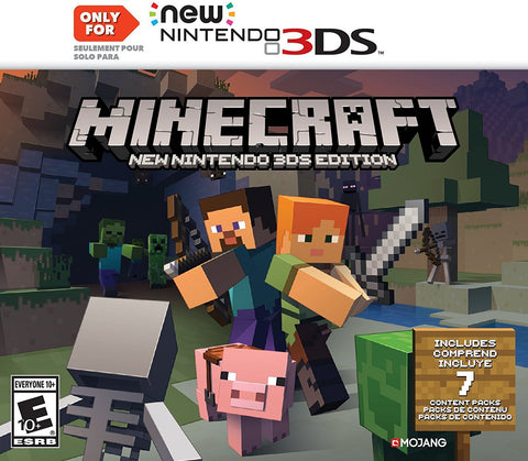 Minecraft: New Nintendo 3DS Edition (Nintendo 3DS) NEW