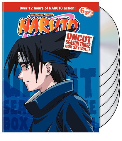 Naruto Uncut Box Set: Season 3, Vol. 1 (DVD) Pre-Owned