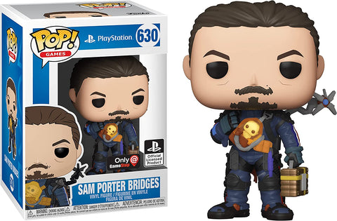 POP! Games #630: Playstation - Sam Porter Bridges (GameStop Exclusive) (Funko POP!) Figure and Box w/ Protector