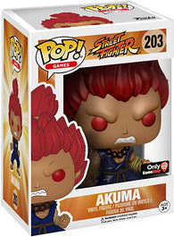 POP! Games #203: Street Fighter - Akuma (GameStop Exclusive) (Funko POP!) Figure and Box w/ Protector