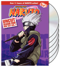 Naruto Uncut Box Set: Season 4, Vol. 1 (DVD) Pre-Owned