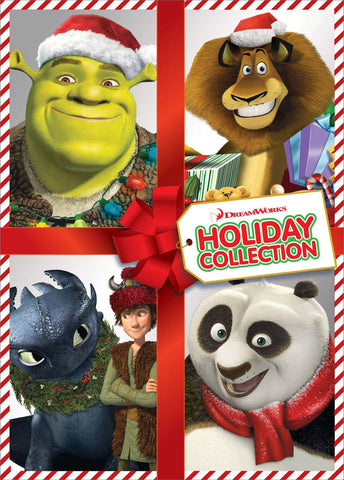 DreamWorks Holiday Collection: Shrek the Halls / Merry Madagascar / Dragons Holiday: Gift of the Night Fury / Kung Fu Panda Holiday (DVD) Pre-Owned