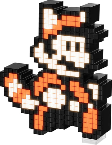 Super Mario Bros 3: Raccoon Mario (024) (PDP Pixel Pals Lighted Figure) NEW