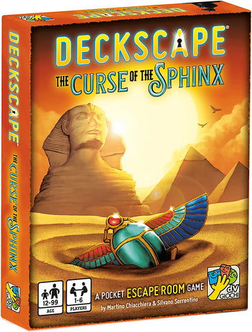 Deckscape: The Curse of The Sphinx (A Pocket Escape Room Game) (dV Giochi) NEW