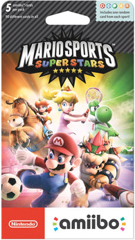 Mario Sports Superstars Amiibo Cards 5-Pack - NEW