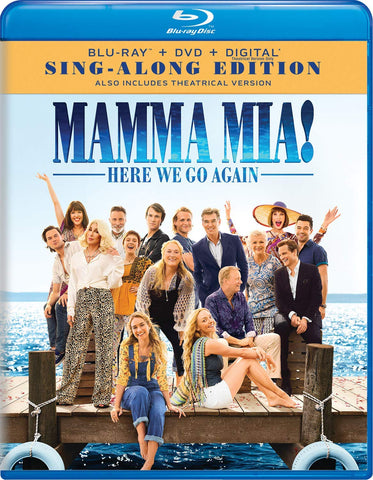 Mamma Mia! Here We Go Again (Blu Ray + DVD) Pre-Owned