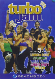 Turbo Jam: 5 Workouts - Learn & Burn, 20 Minute, Turbo Sculpt, Cardio Party, AB Jam  (DVD) NEW