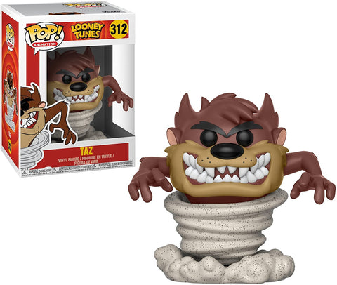 POP! Animation #312: Looney Tunes - Taz (Funko POP!) Figure and Box w/ Protector