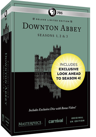 Downton Abbey Seasons 1, 2 & 3 Deluxe Limited Edition (DVD) Pre-Owned
