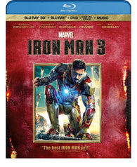 Iron Man 3 (Blu-ray 3D Disc Only) (2013) (Blu Ray / Movie) Pre-Owned: Discs and Case