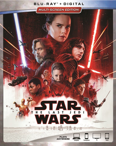 Star Wars: Episode VIII: The Last Jedi (Blu Ray) Pre-Owned