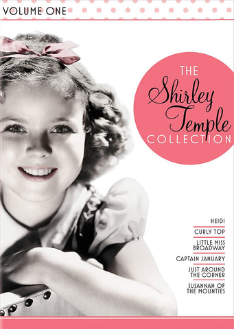 The Shirley Temple Collection, Vol. 1: Heidi / Curly Top / Little Miss Broadway / Captain January / Just Around the Corner / Susannah of the Mounties (DVD) NEW