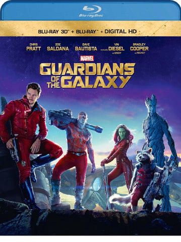Guardians of the Galaxy [Marvel] (2014) (2 Disc Blu Ray / Blu Ray 3D Combo) (Blu Ray / 3D) Pre-Owned: Disc(s) and Case