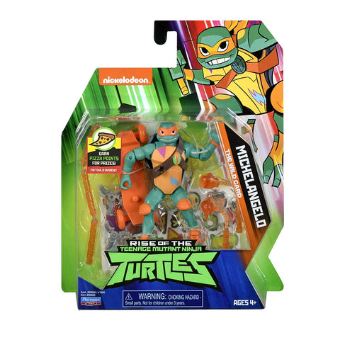 Rise of the TMNT: Michelangelo - The Wild Card (Action Figure) NEW