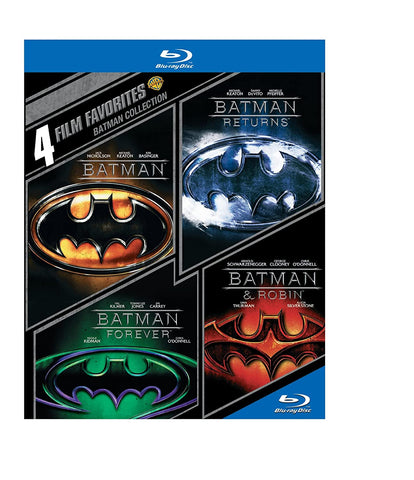 Batman Collection (Batman / Batman Returns / Batman Forever / Batman & Robin) (Blu-ray) Pre-Owned