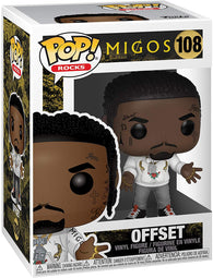 POP! Rocks #108: Migos - Offset (Funko POP!) Figure and Box w/ Protector