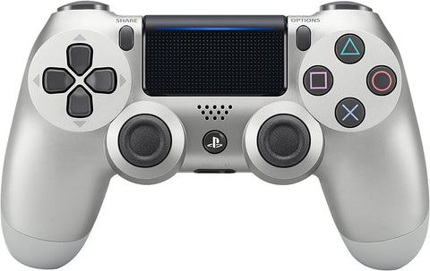DualShock 4 Wireless Controller - Silver (Official Sony Brand) (Playstation 4) Pre-owned