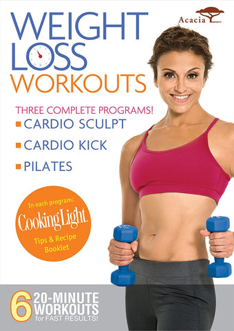 Weight Loss Workouts: Cardio Sculpt /Cardio Kick / Pilates - Violet Zaki / Kristin McGee (DVD) Pre-Owned