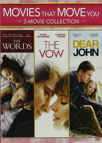 The Words/ The Vow/ Dear John (DVD) NEW