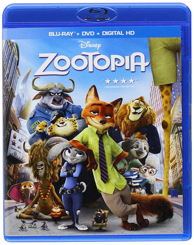 Zootopia (Blu Ray + DVD Combo) NEW