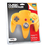 Wired Classic Controller Yellow & Blue (TTX Tech) (Nintendo 64) NEW