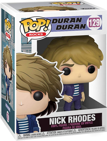 POP! Rocks #129: Duran Duran - Nick Rhodes (Funko POP!) Figure and Box w/ Protector